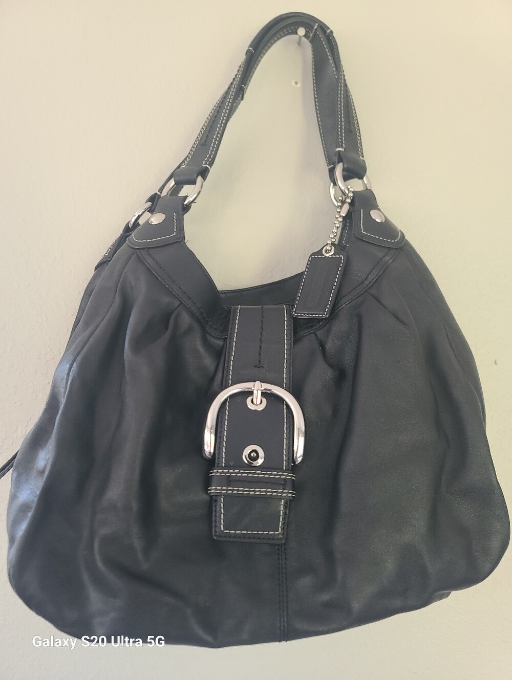 Coach Soho Lynn Large Leather Hobo Bag F15075